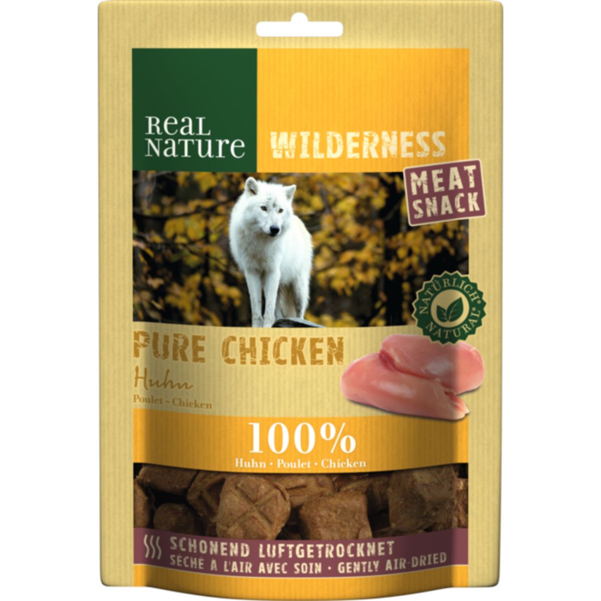 Real Nature Wilderness Dog Meat Snack 150G POLLO