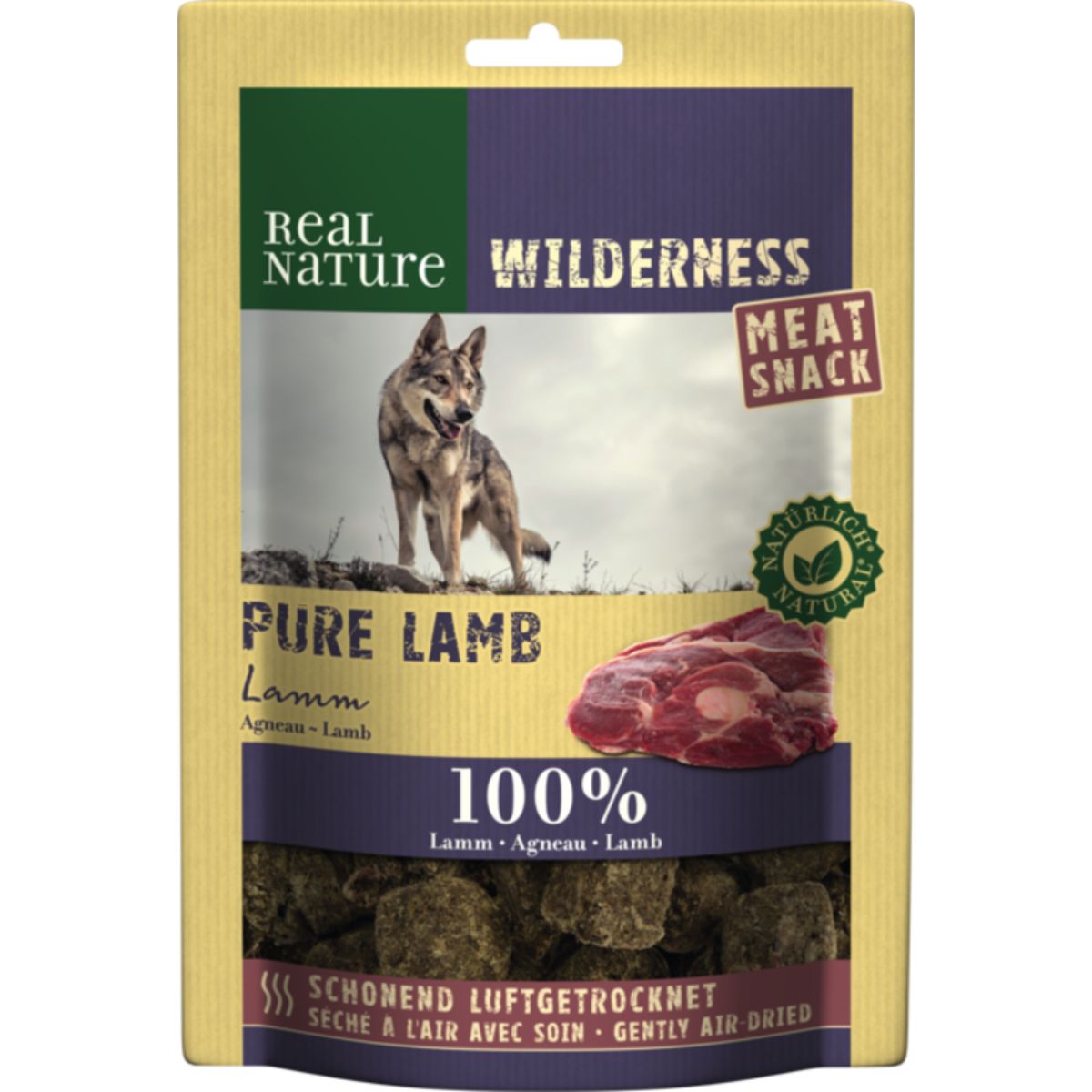 Real Nature Wilderness Dog Meat Snack 150G AGNELLO