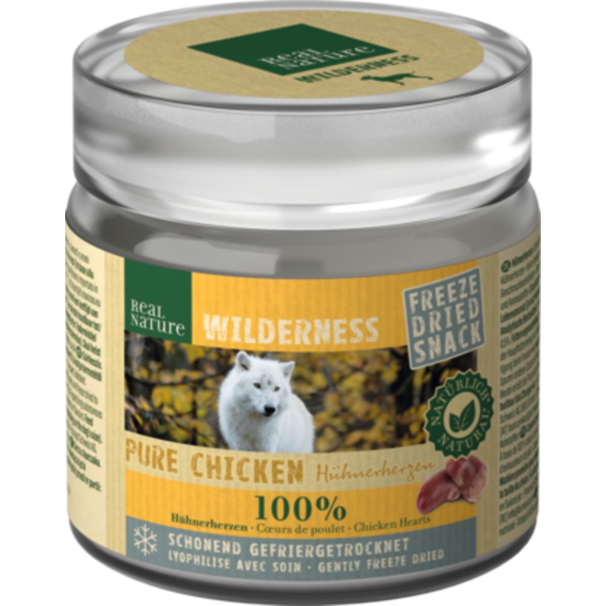 Real Nature Wilderness Dog Freeze Dried Snack 40G CUORI DI POLLO