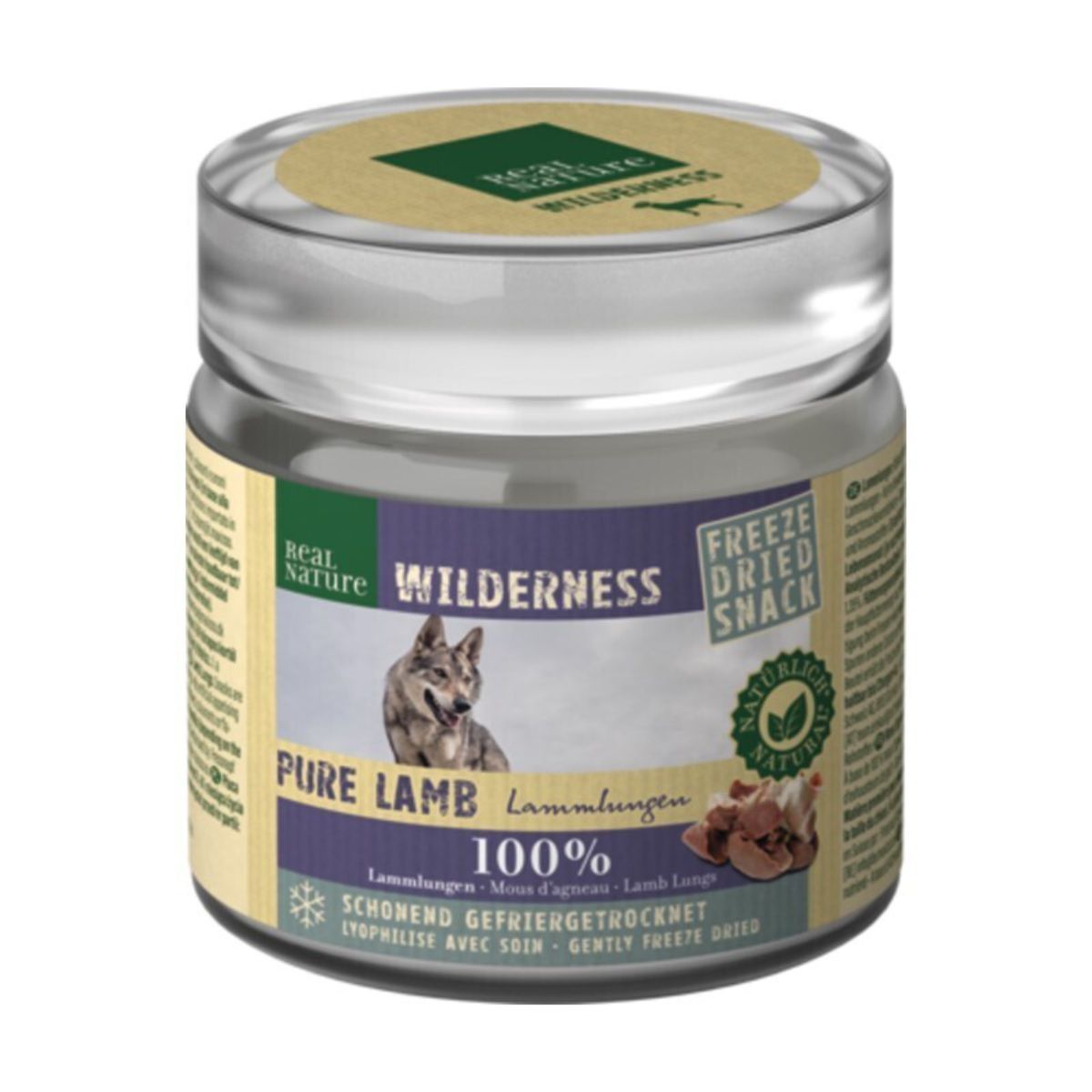 Real Nature Wilderness Dog Freeze Dried Snack 40G POLMONI DI AGNELLO