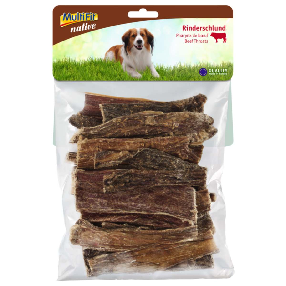 MultiFit Native Snack Dog Faringe Manzo 250G