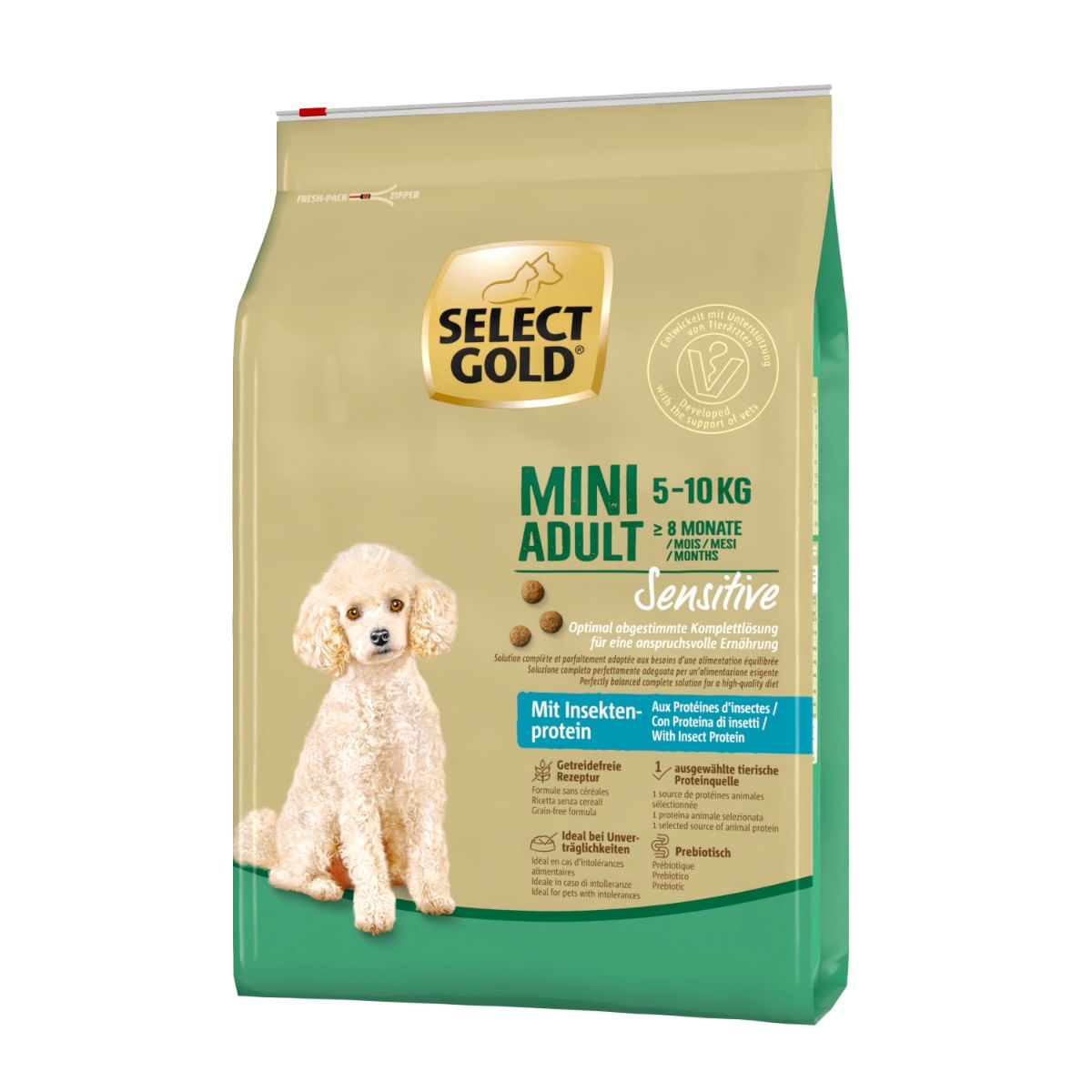 Select Gold Extra Sensitive Mini Adult Insetti