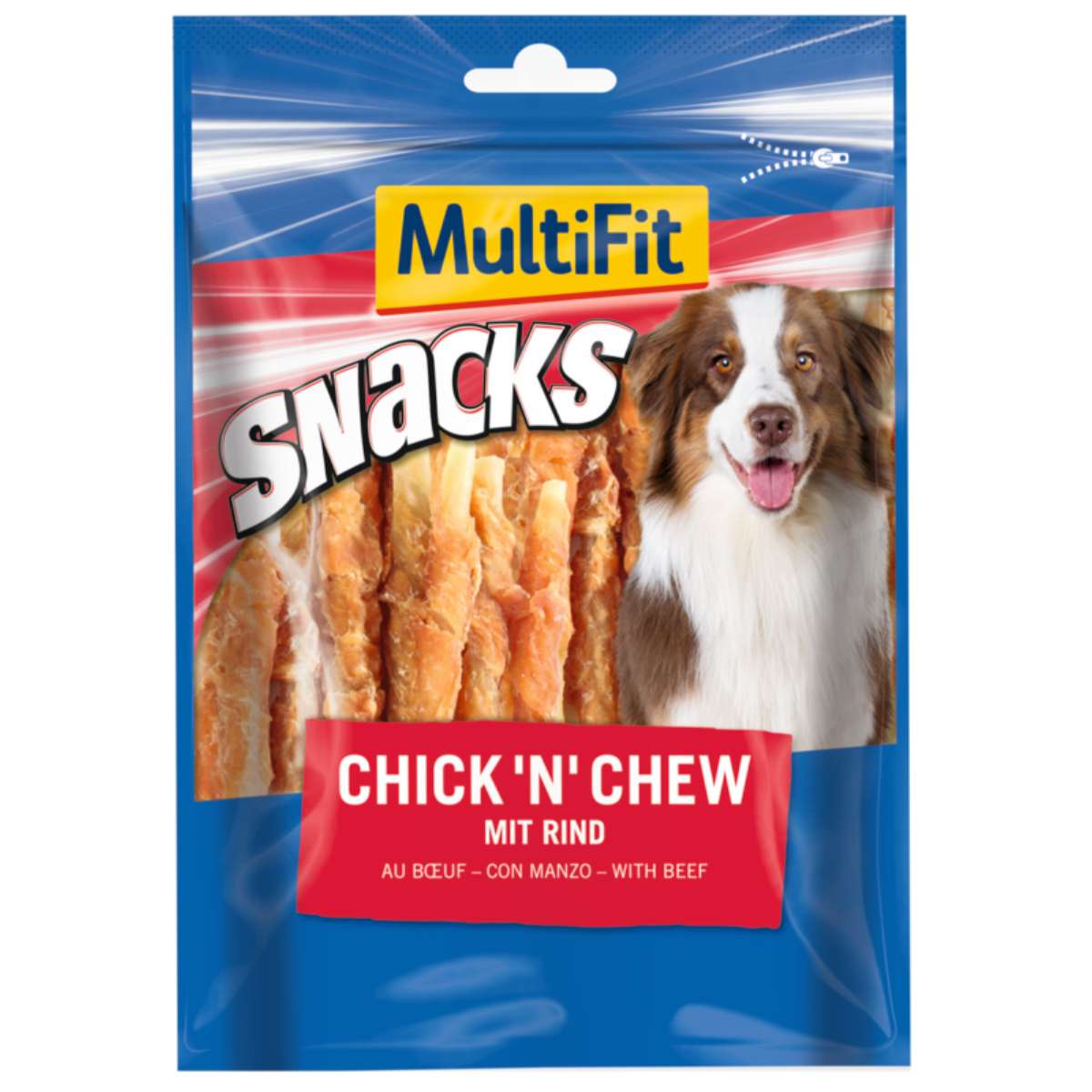 MultiFit Snack Chicken Chew N.4 con Manzo