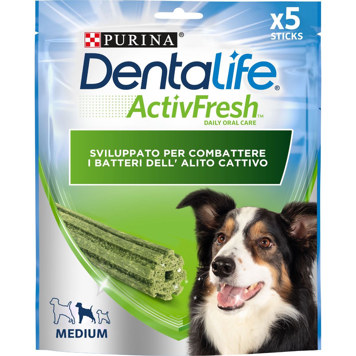 Purina Dentalife Active Fresh Snack Cane Taglia Medium 5PZ