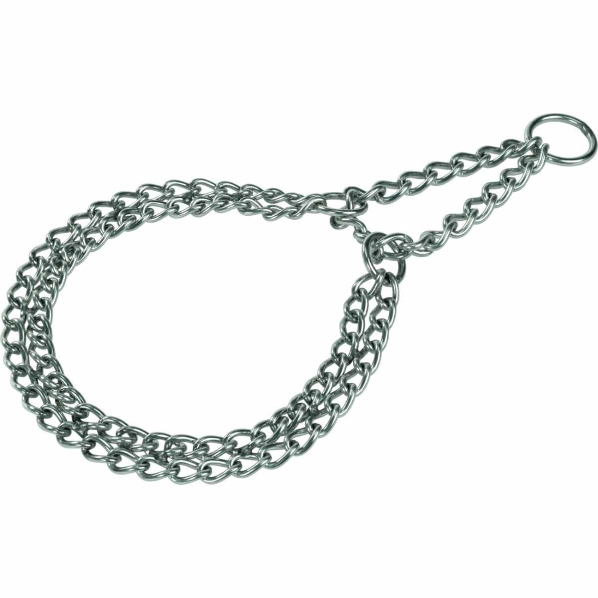 Anione Collare con Catena Doppia in Acciaio Inox S