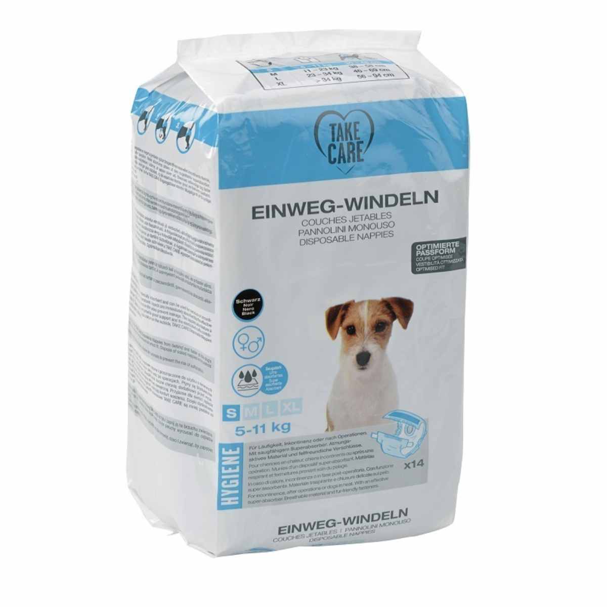 Take Care Pannolini per Cani Femmine Monouso S