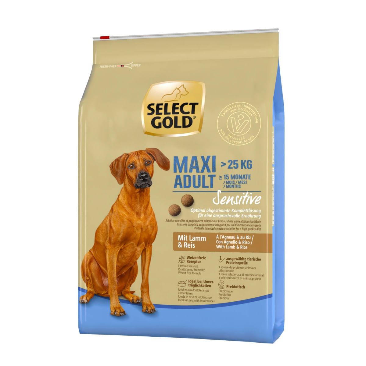 Select Gold Sensitive Maxi Adult con Agnello e Riso 4KG