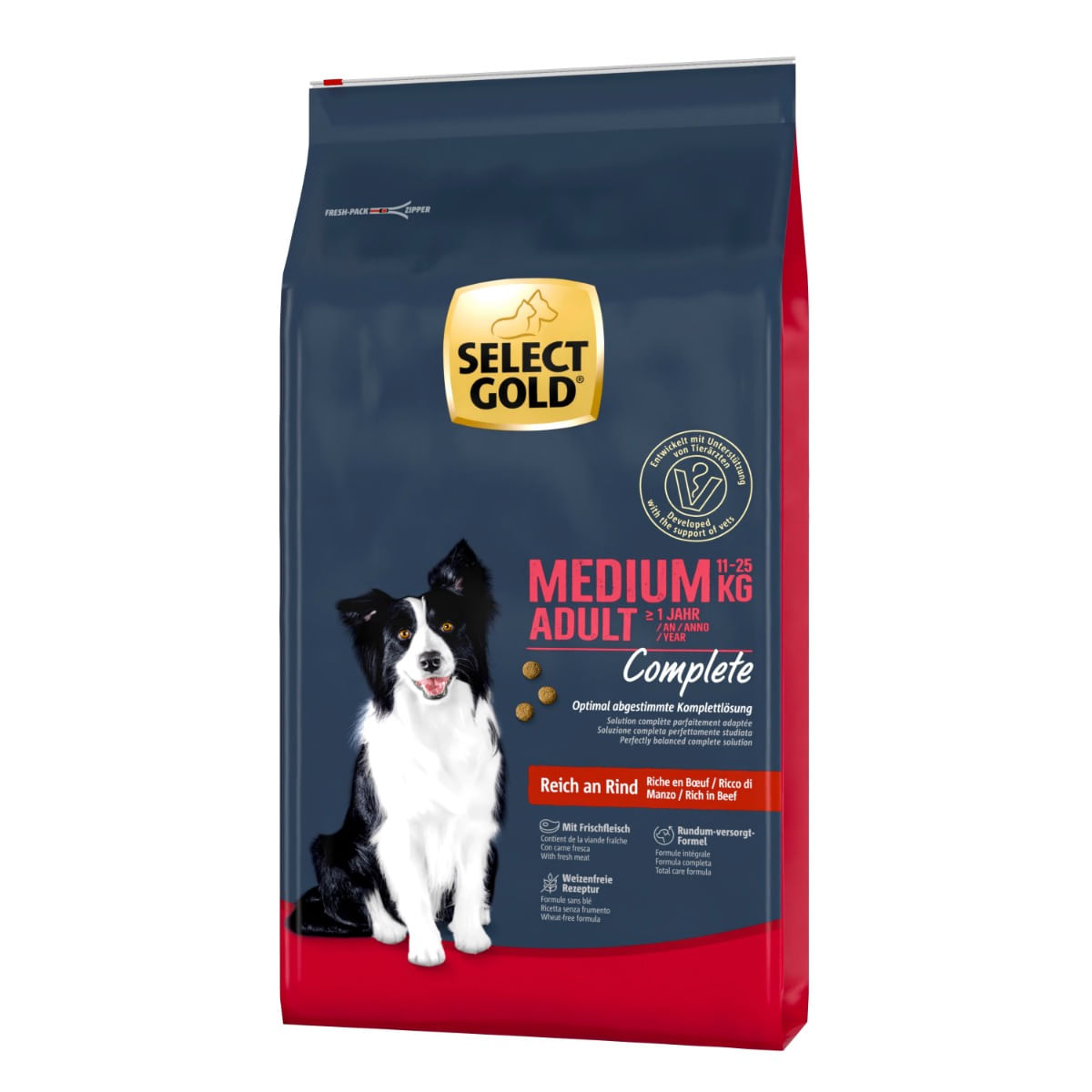 Select Gold Complete Medium Adult con Manzo 12KG