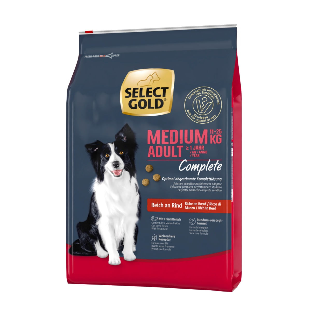 Select Gold Complete Medium Adult con Manzo 4KG