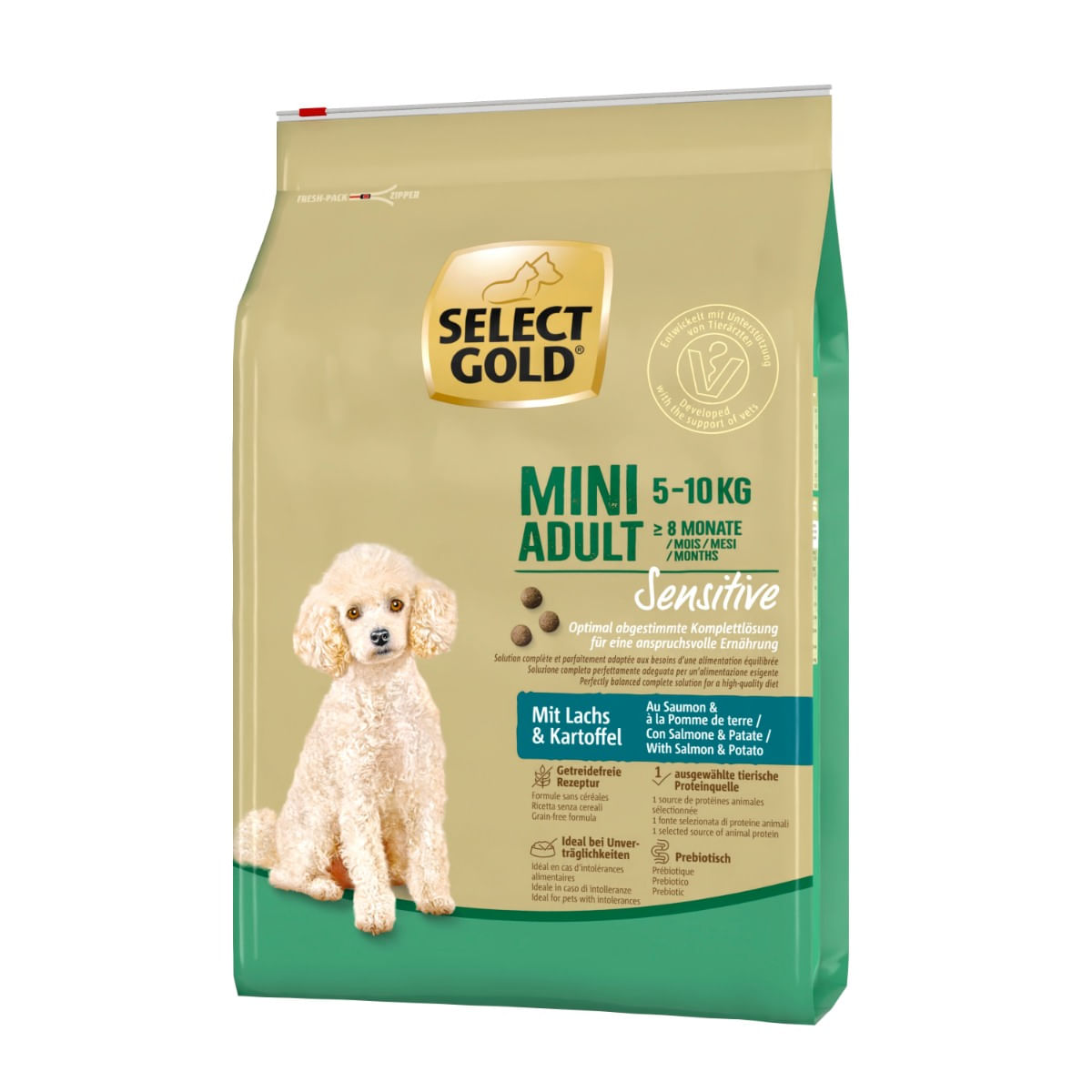 Select Gold Sensitive Mini Adult con Salmone e Patate 4KG