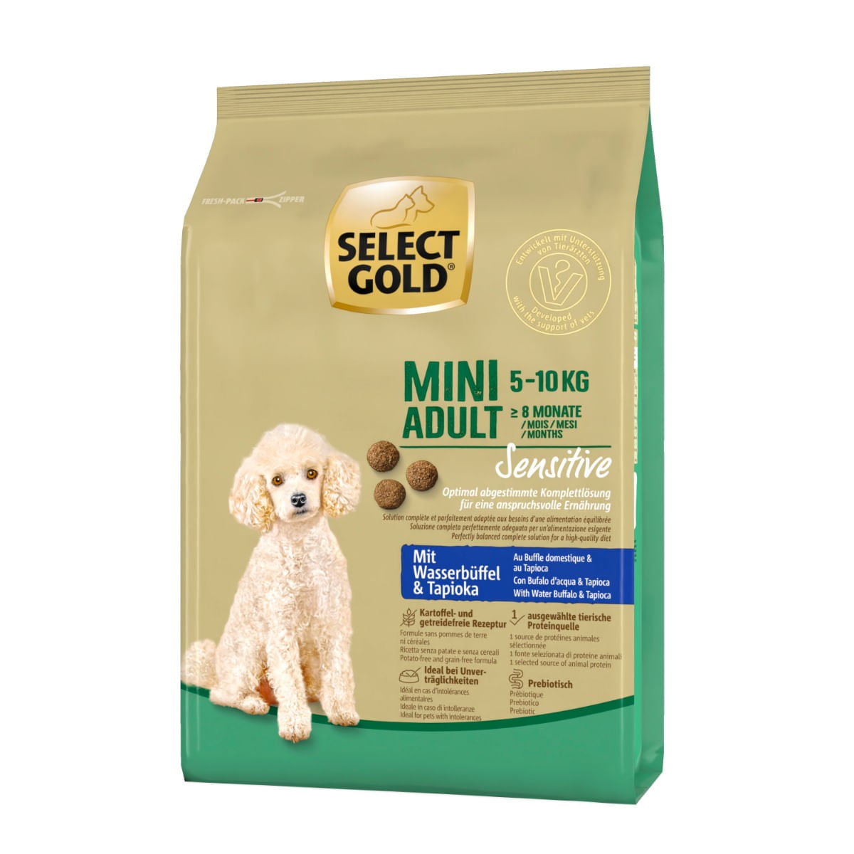 Select Gold Sensitive Mini Adult con Bufalo e Tapioca 1KG