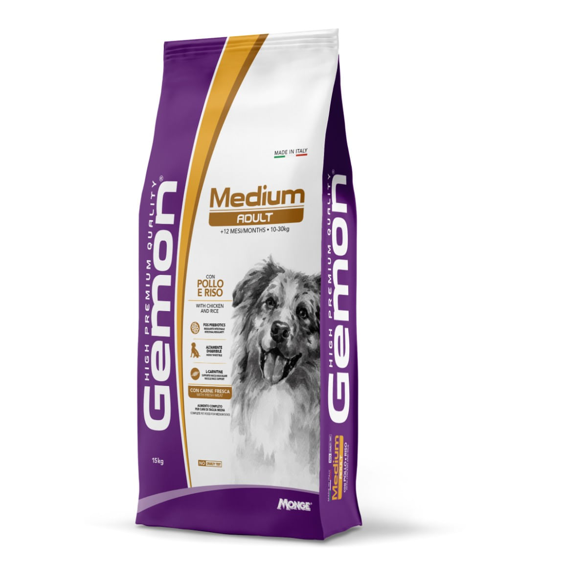 Gemon Dog Adult Medium Pollo e Riso