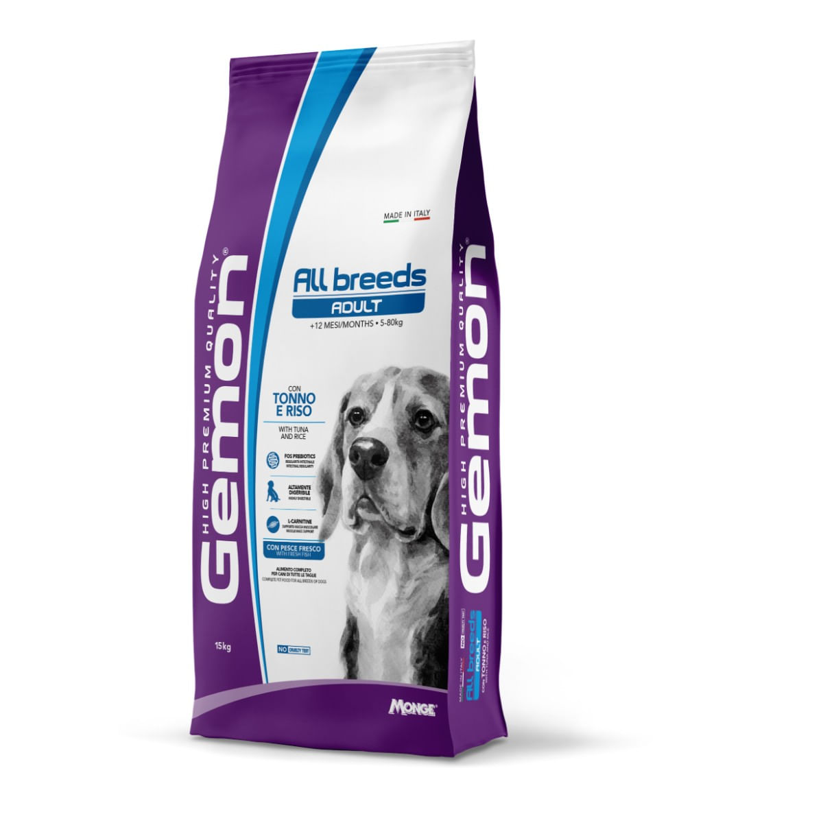 Gemon Cane Adult All Breeds Tonno e Riso