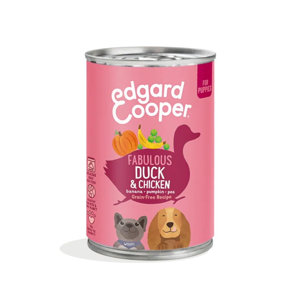 Edgard & Cooper Puppy Lattina 400G