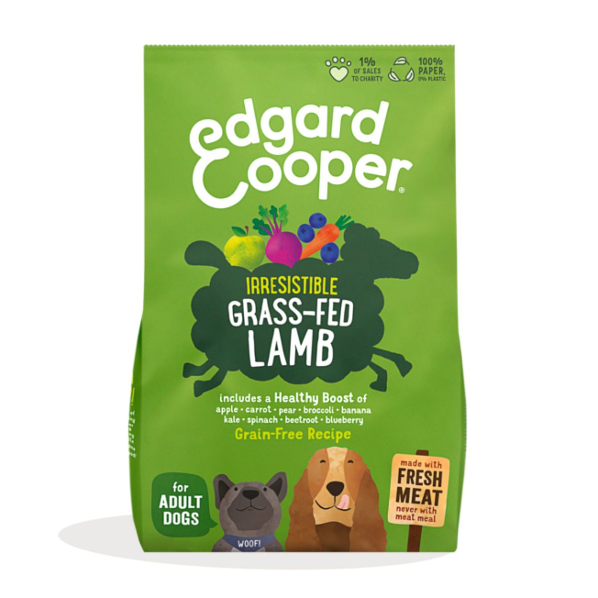 Edgard & Cooper Dog Adult Agnello 7KG