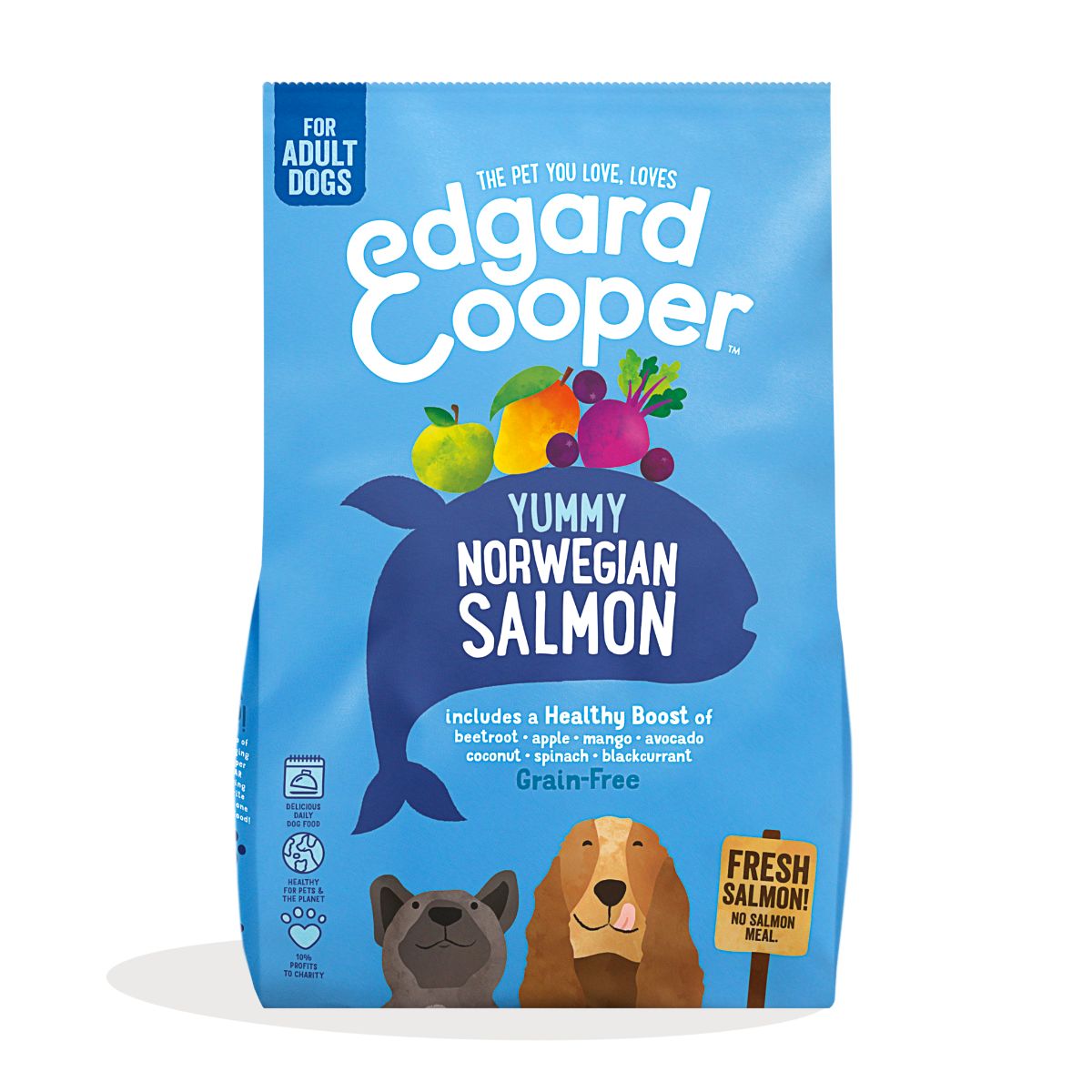 Edgard & Cooper Dog Adult al Salmone 2.5KG