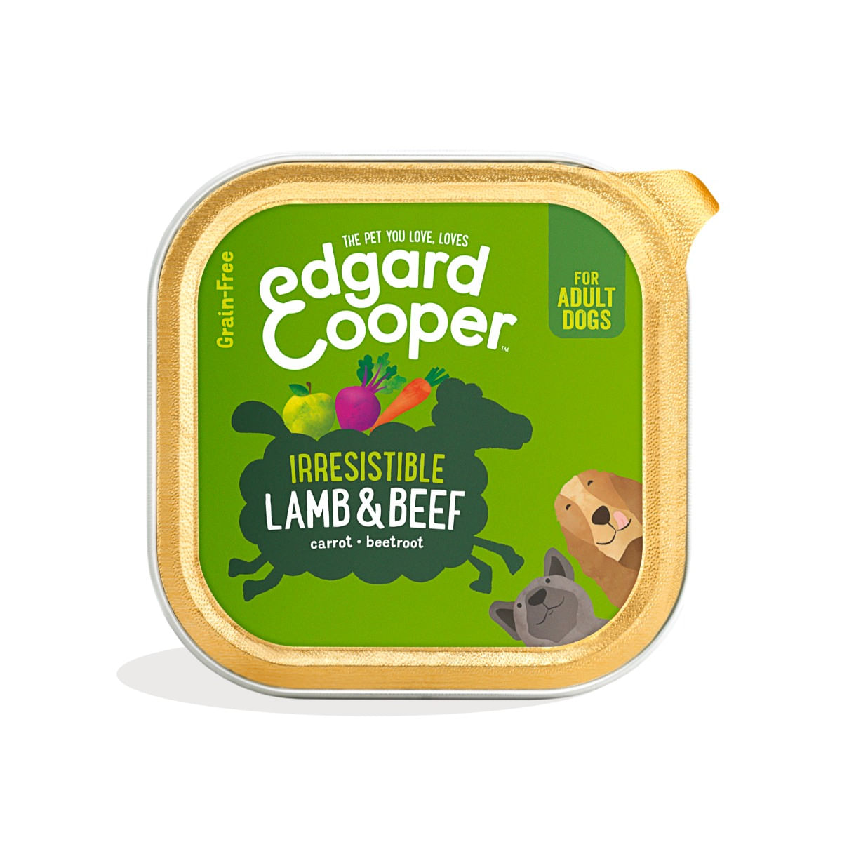 Edgard & Cooper Dog Vaschetta Multipack 11x150G AGNELLO E MANZO