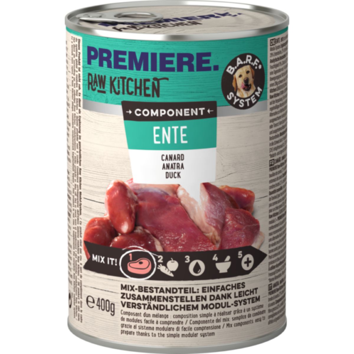Premiere Raw Kitchen Dog Lattina 400G ANATRA