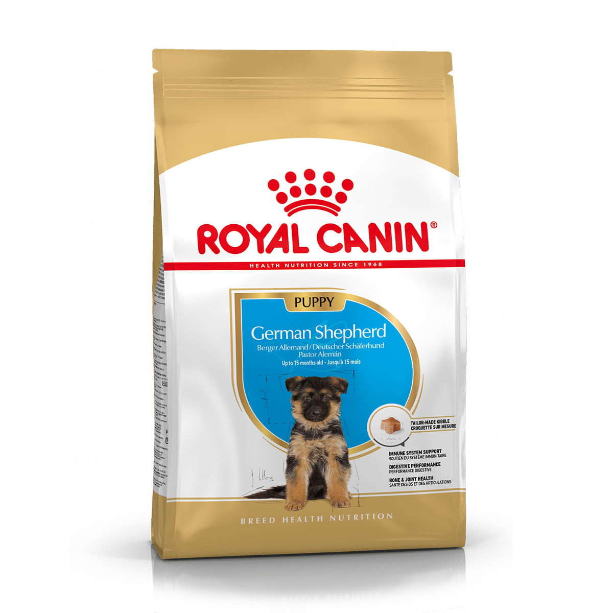 Royal Canin Breed Pastore Tedesco Puppy Alimento Completo per Cani di Razza Cuccioli 12KG