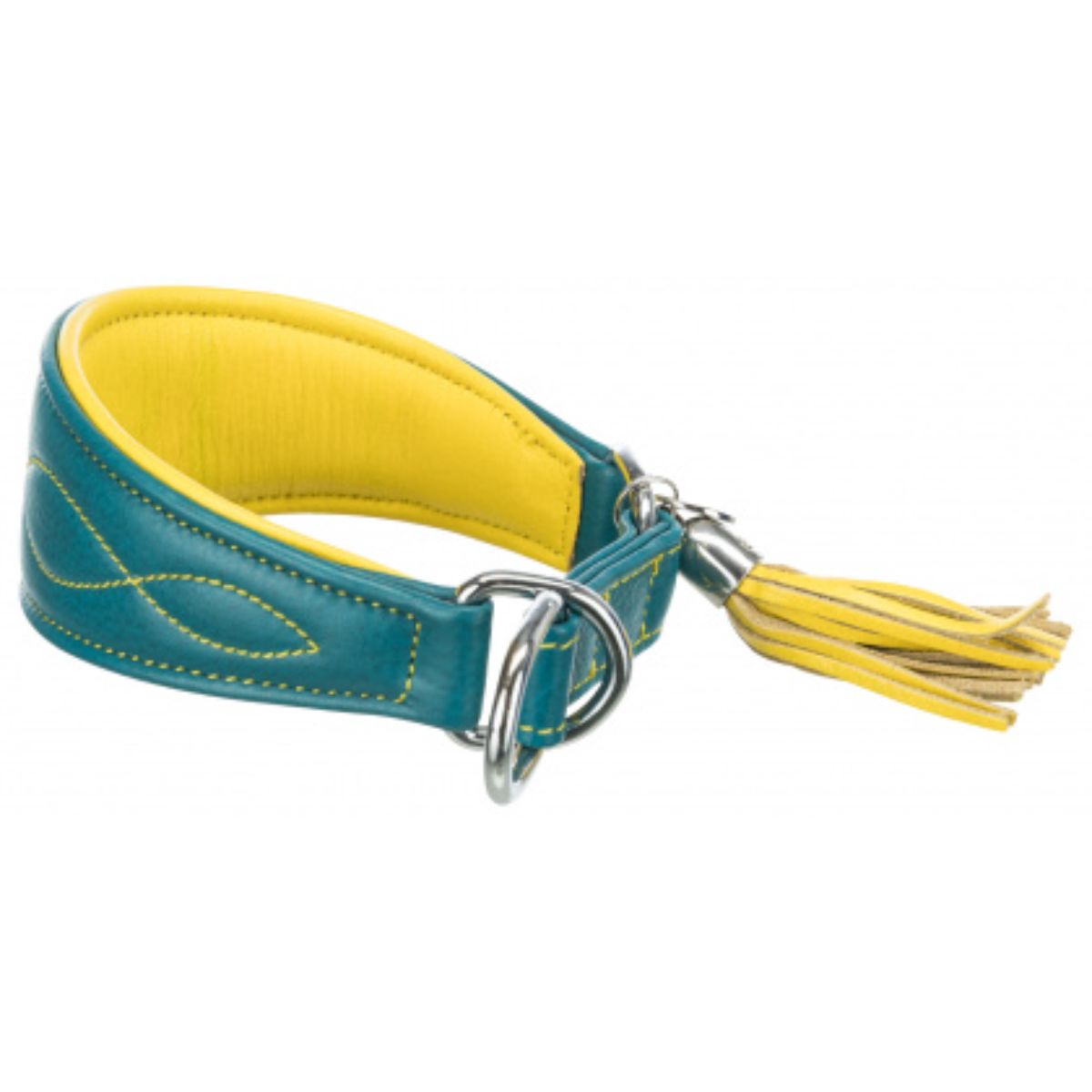 Trixie Collare Comfort per Levrieri Blu Petrolio XS-S