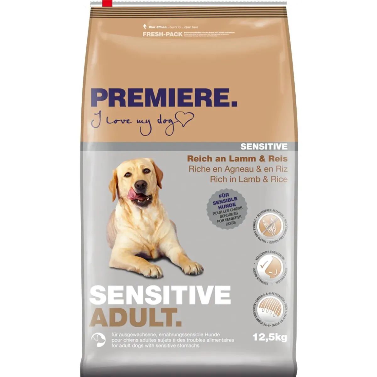 Premiere Sensitive Adult Cane Agnello e Riso 12.5KG