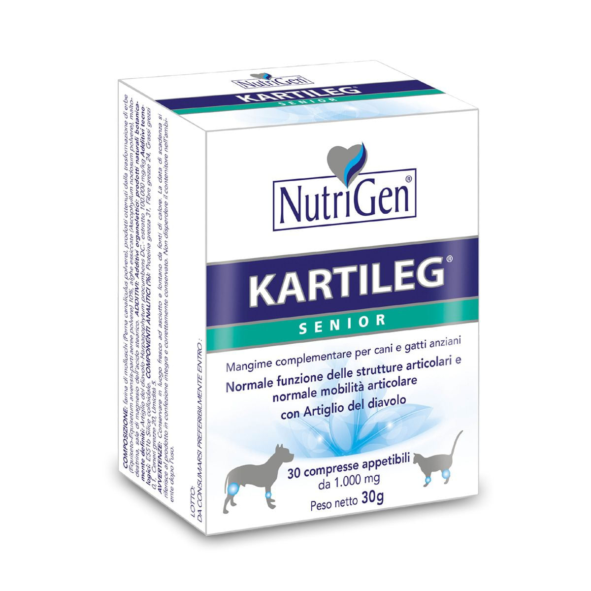 Nutrigen Kartileg Compresse Senior 30CP