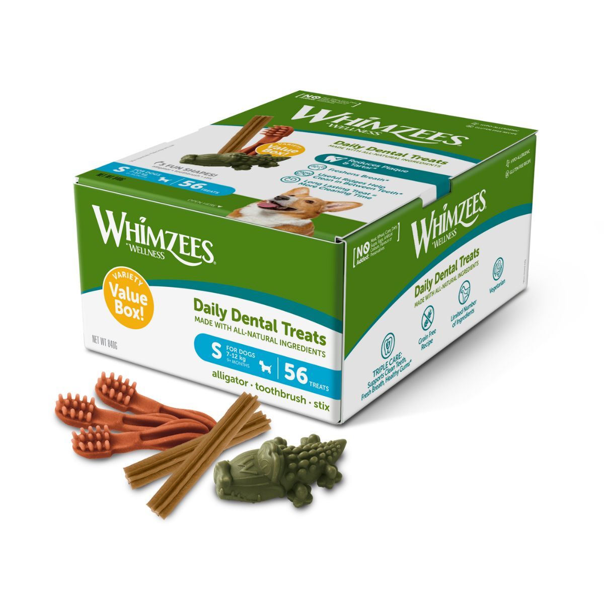 Whimzees Dog Variety Value Box S