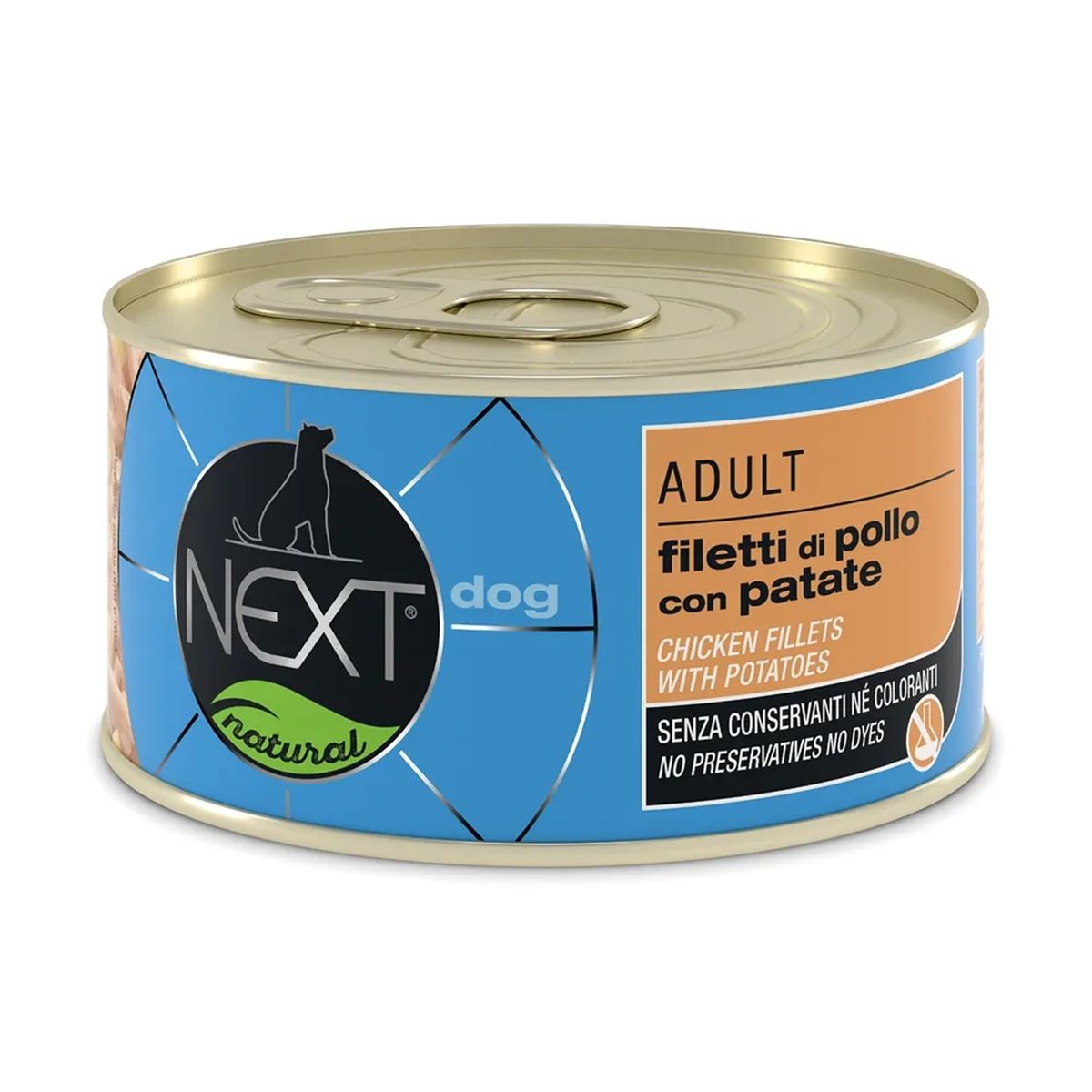 Next Natural Dog Lattina Multipack 24x170G FILETTI DI POLLO CON PATATE
