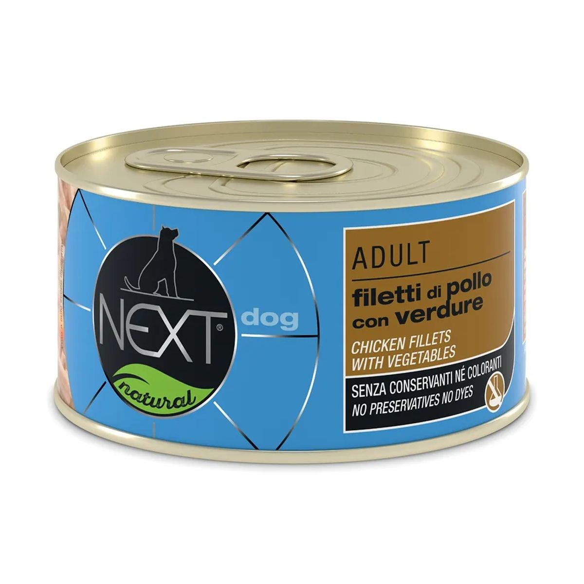 Next Natural Dog Lattina Multipack 24x170G FILETTI DI POLLO CON VERDURE