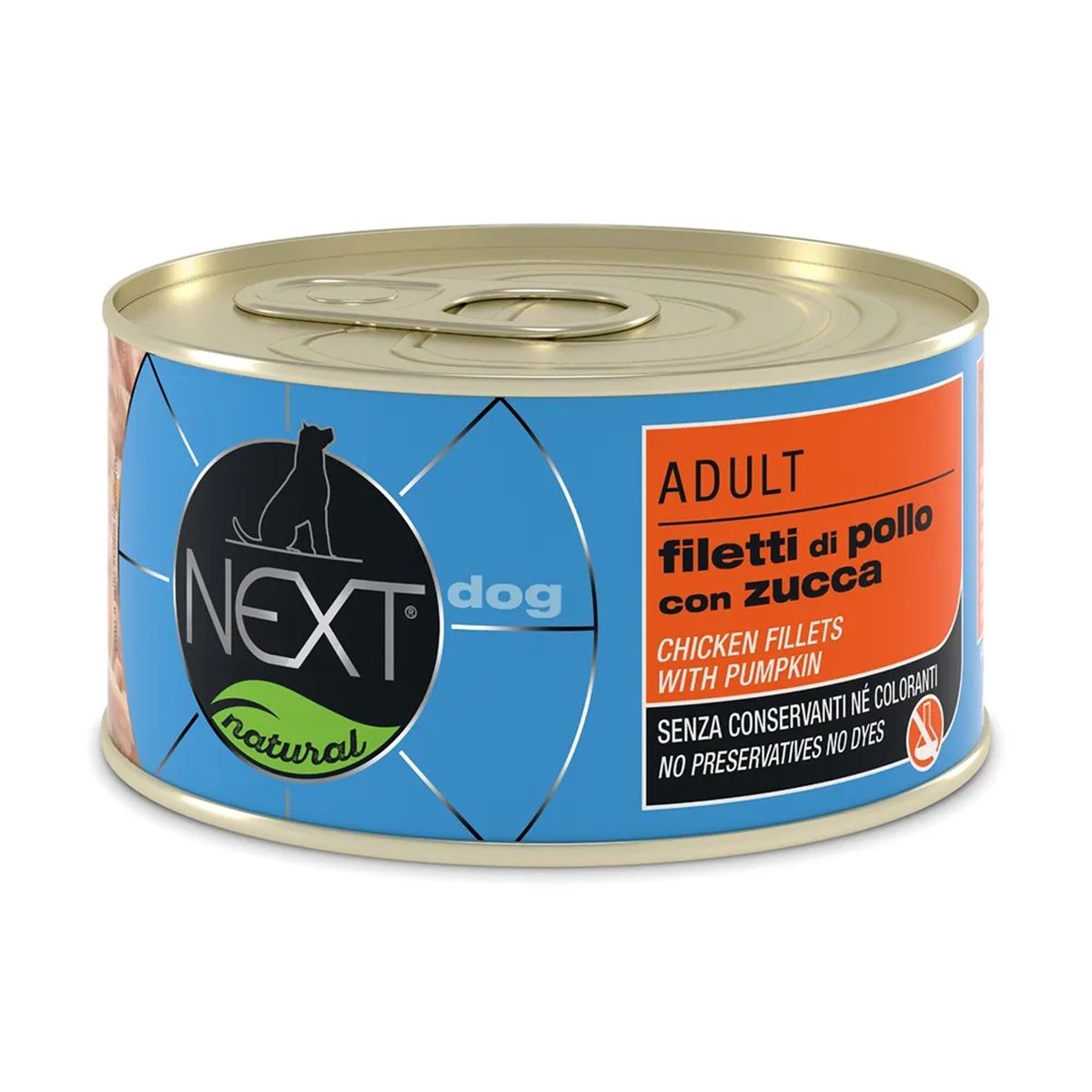 Next Natural Dog Lattina Multipack 24x170G FILETTI DI POLLO CON ZUCCA