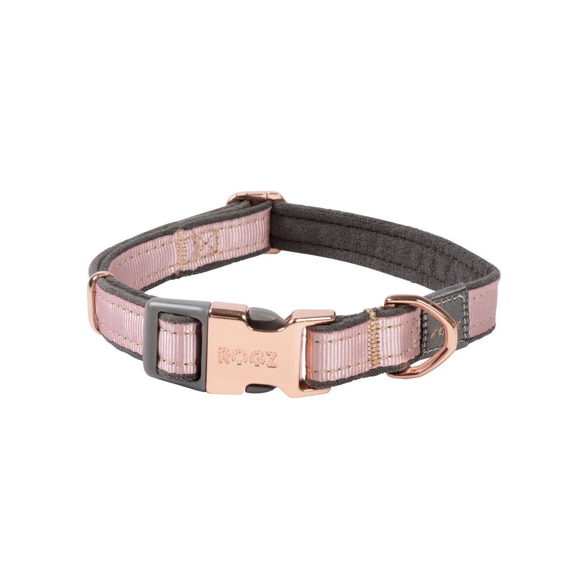 Rogz Collare Urban Classic per Cane Rosa M