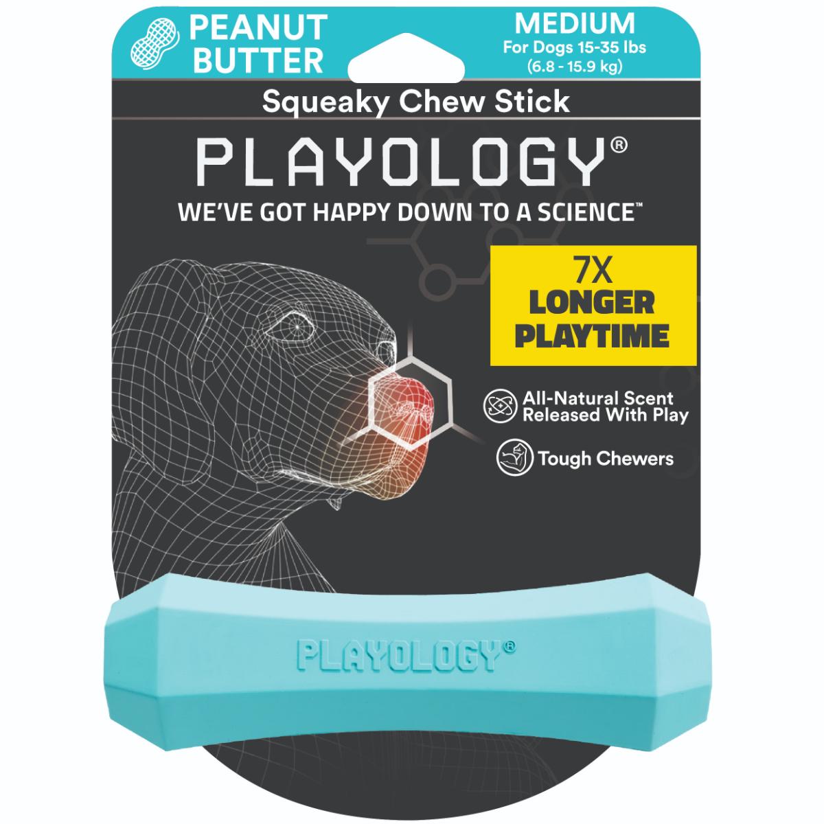 Playology Cane Gioco Squeak Aroma Burro Arachidi M