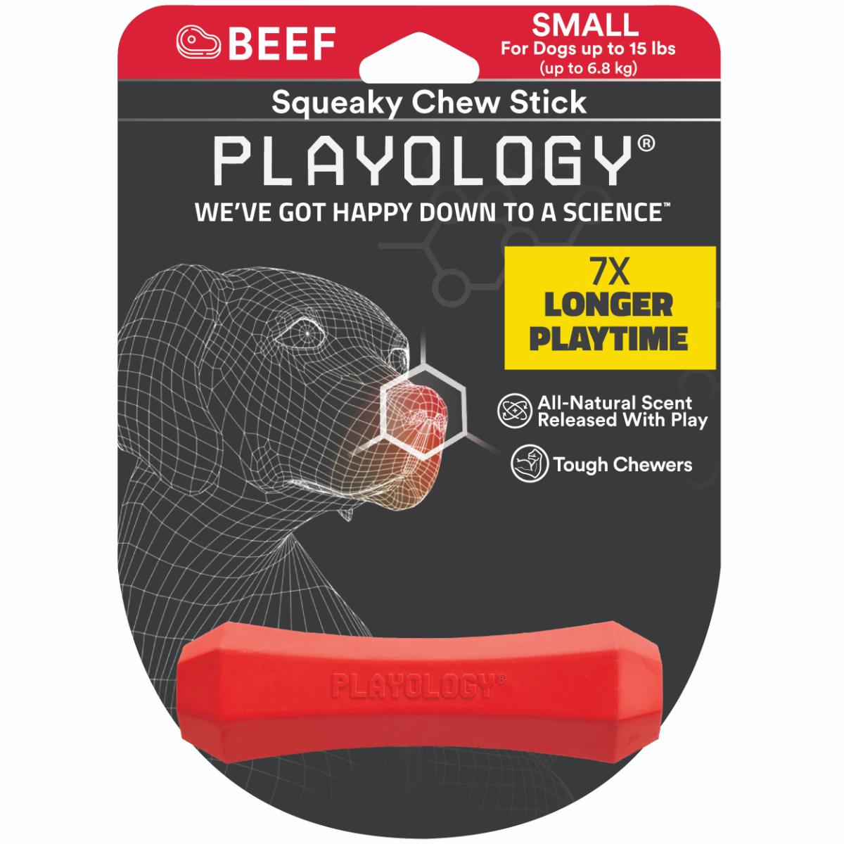 Playology Cane Gioco Squeak Aroma Manzo S