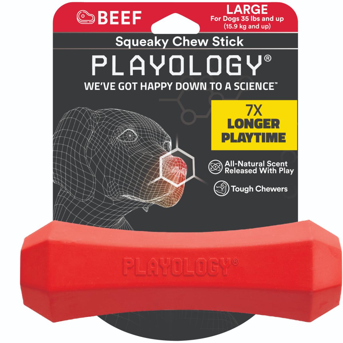Playology Cane Gioco Squeak Aroma Manzo L