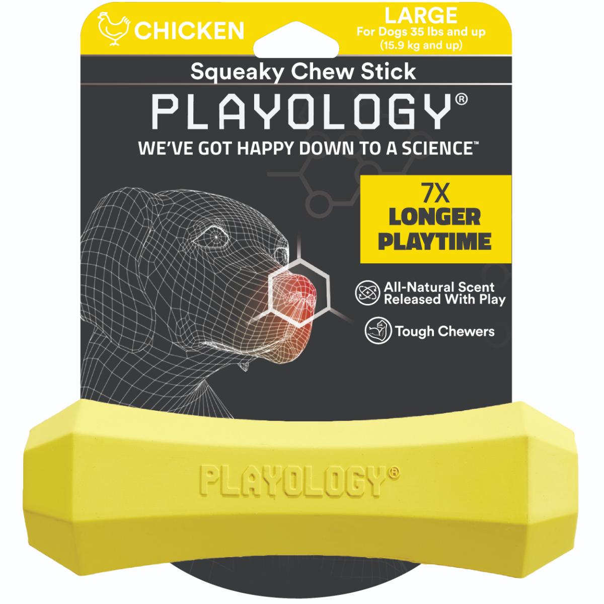 Playology Cane Gioco Squeak Aroma Pollo L