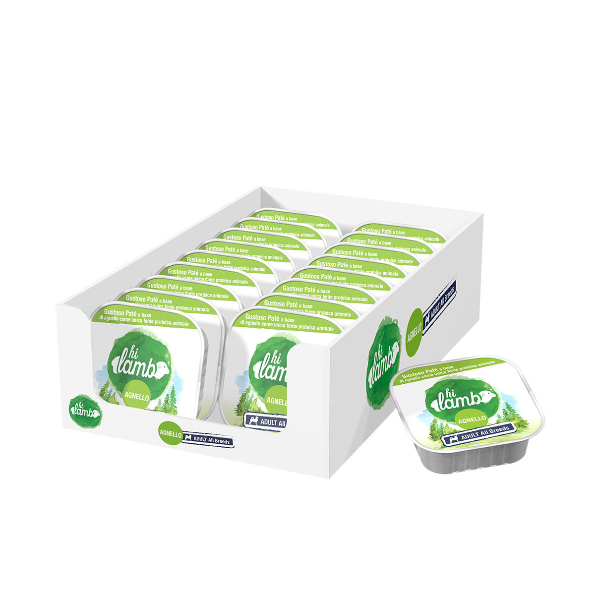 Hi Lamb Dog  Vaschetta Multipack 18x300G AGNELLO