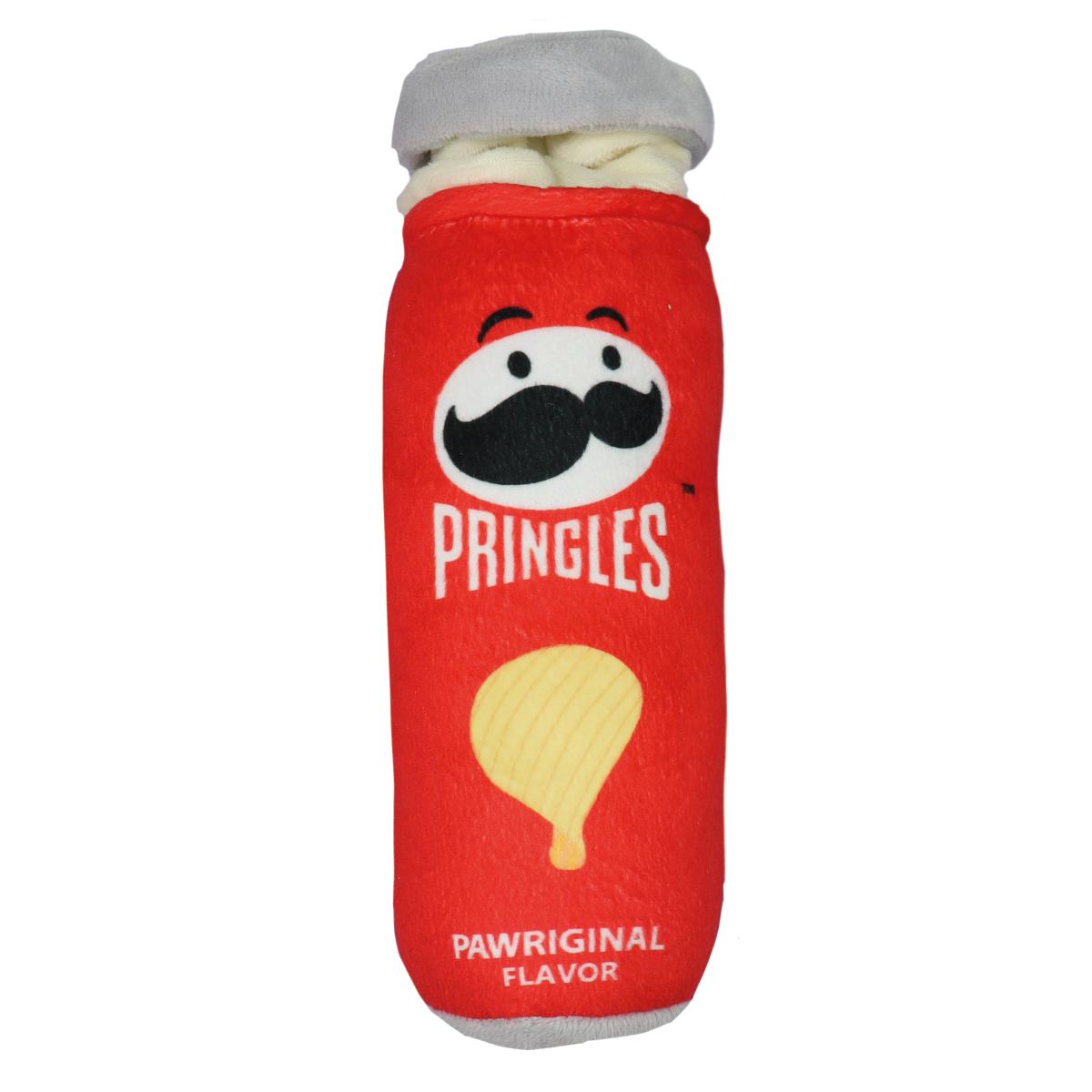 Pringles Peluche Cane con Squeacker ROSSO