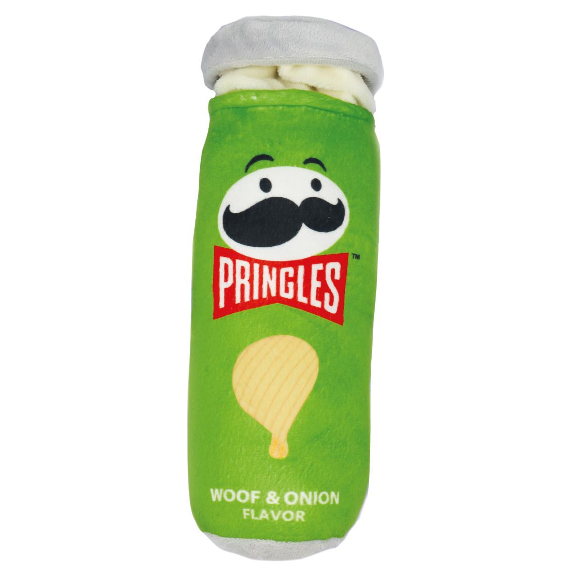 Pringles Peluche Cane con Squeacker VERDE