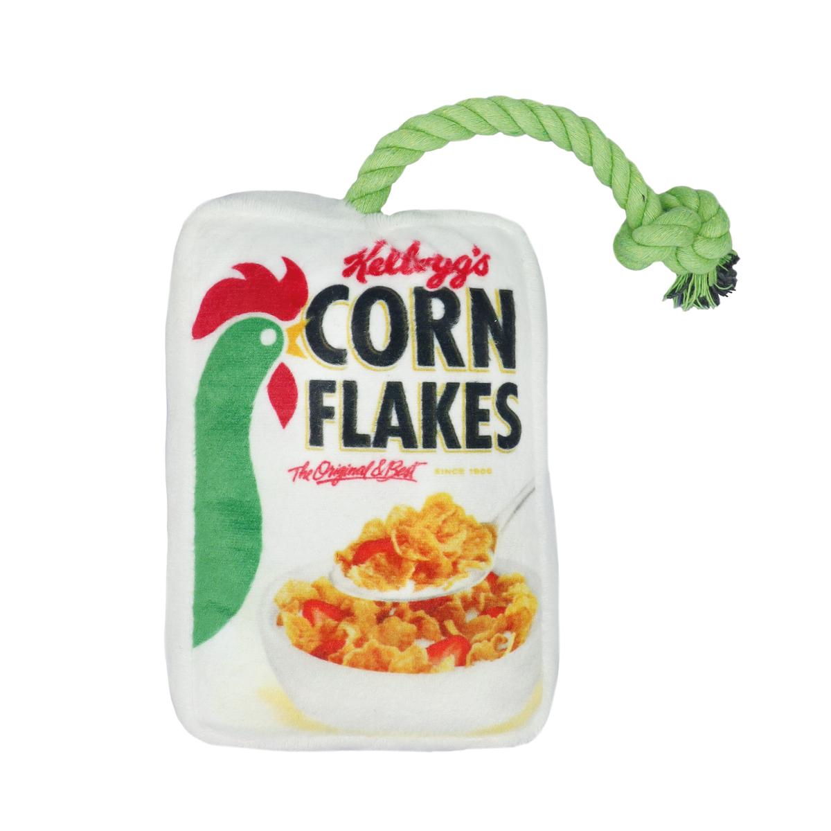 Kelloggs Peluche Cane con Squeacker BIANCO