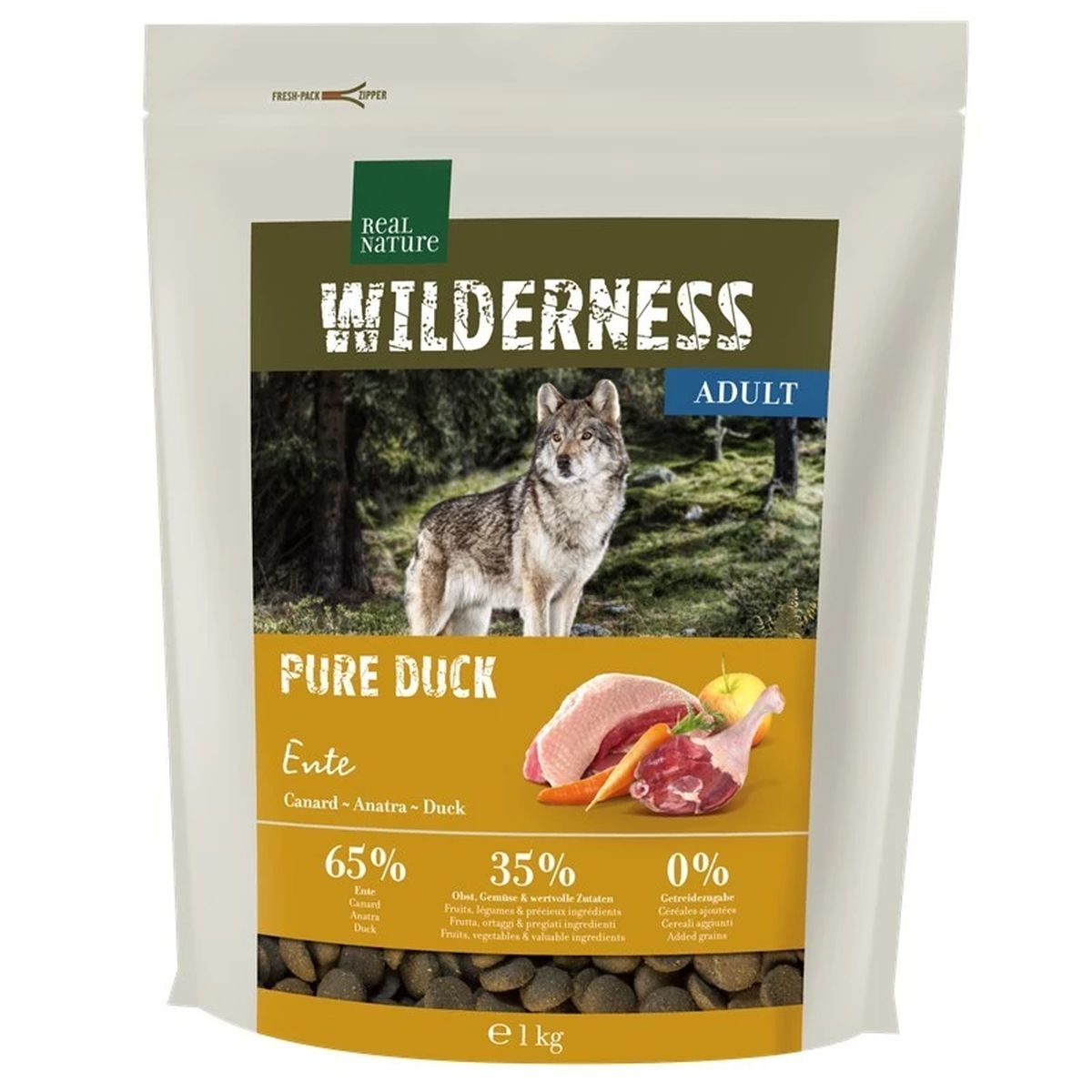Real Nature Wilderness Dog Pure Anatra 1KG