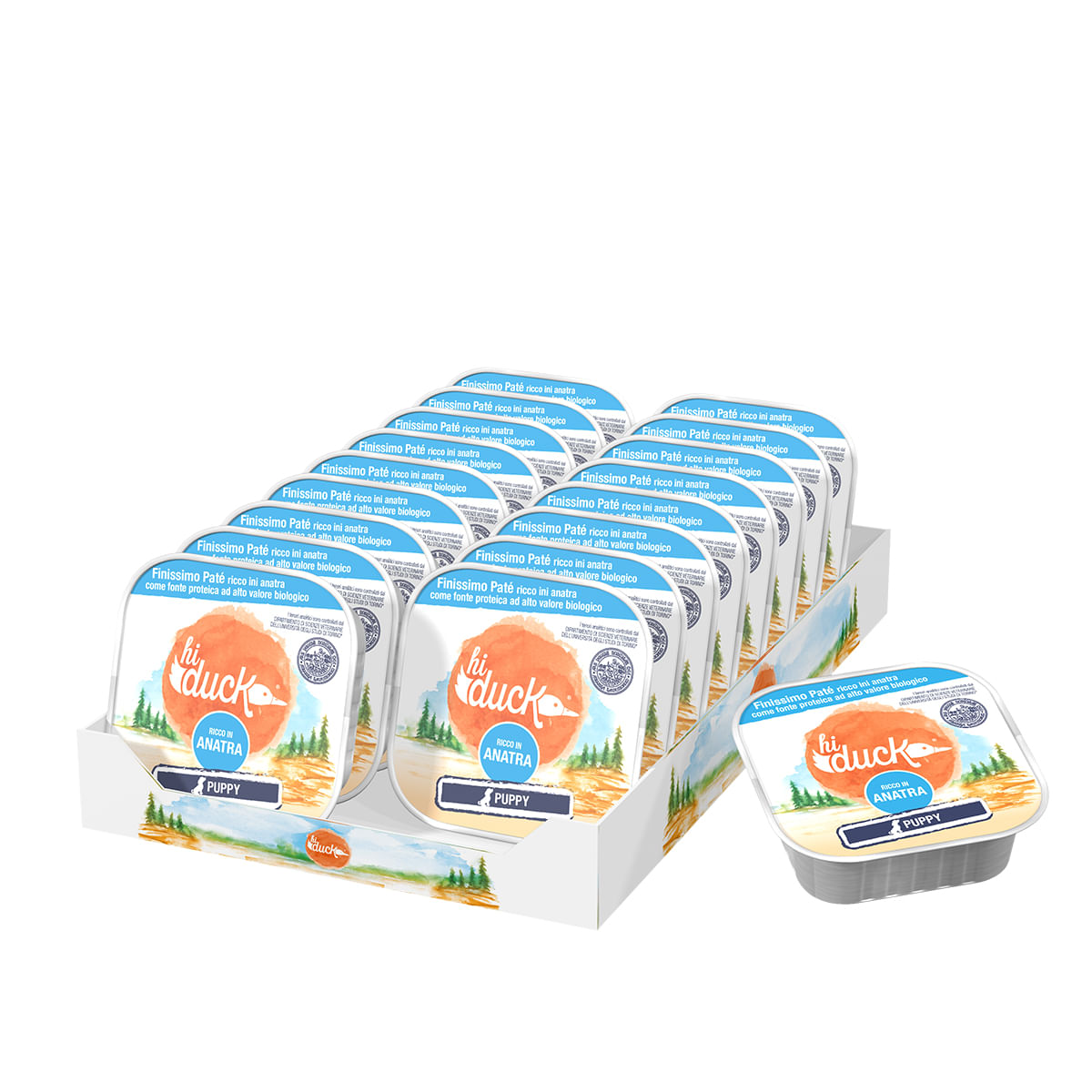 Hi Duck Puppy Vaschetta Multipack 18x300G