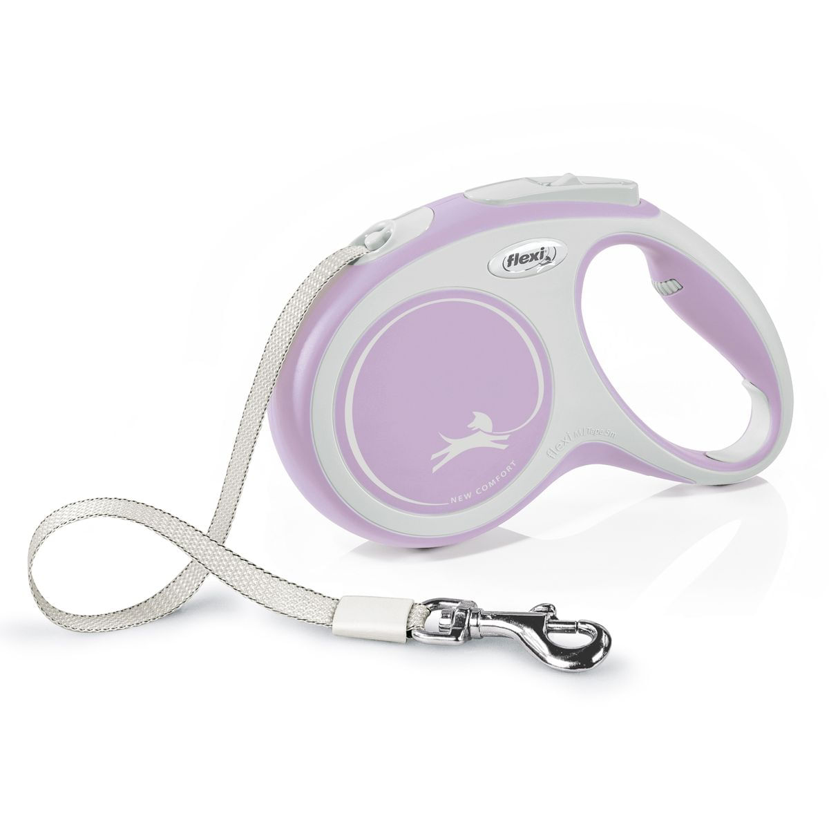 Guinzaglio New Comfort Tape Rosa M - 5 METRI