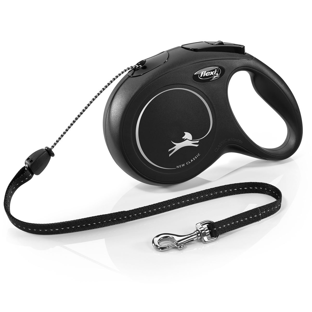 Guinzaglio New Classic Cord Nero M - 8 METRI