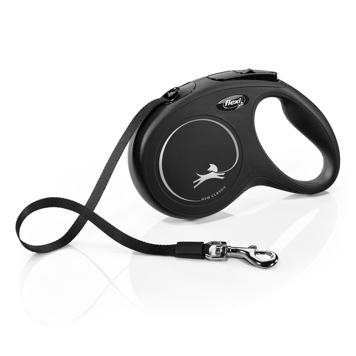 Flexi Guinzaglio New Classic Tape Nero M - 5 METRI