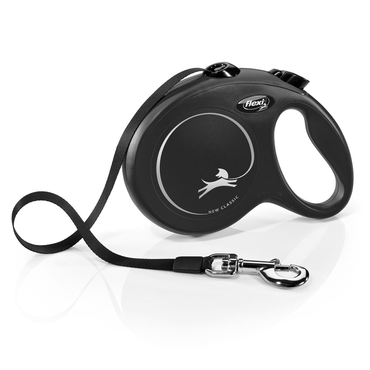 Flexi Guinzaglio New Classic Tape Nero L - 5 METRI