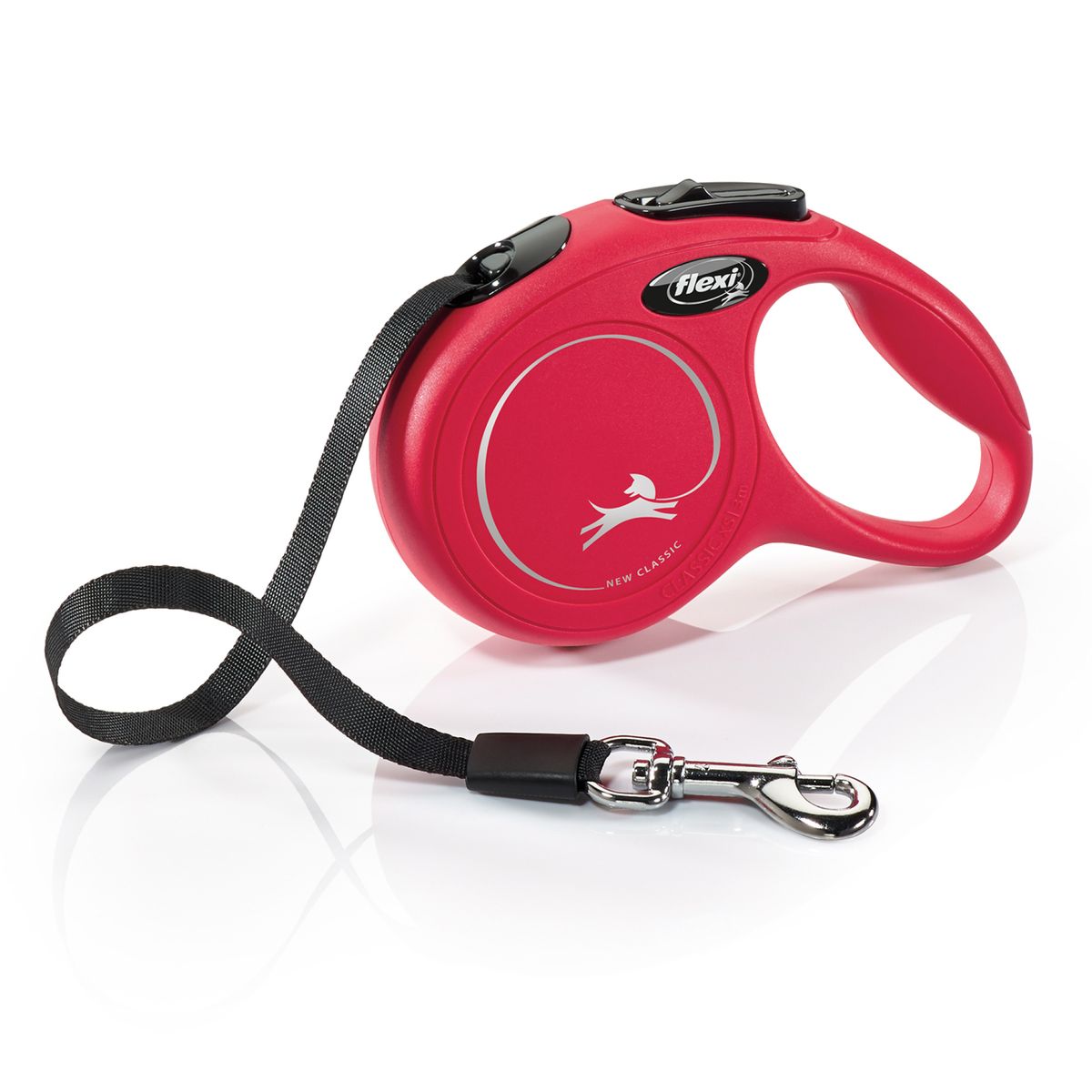 Guinzaglio New Classic Tape Rosso XS - 3 METRI