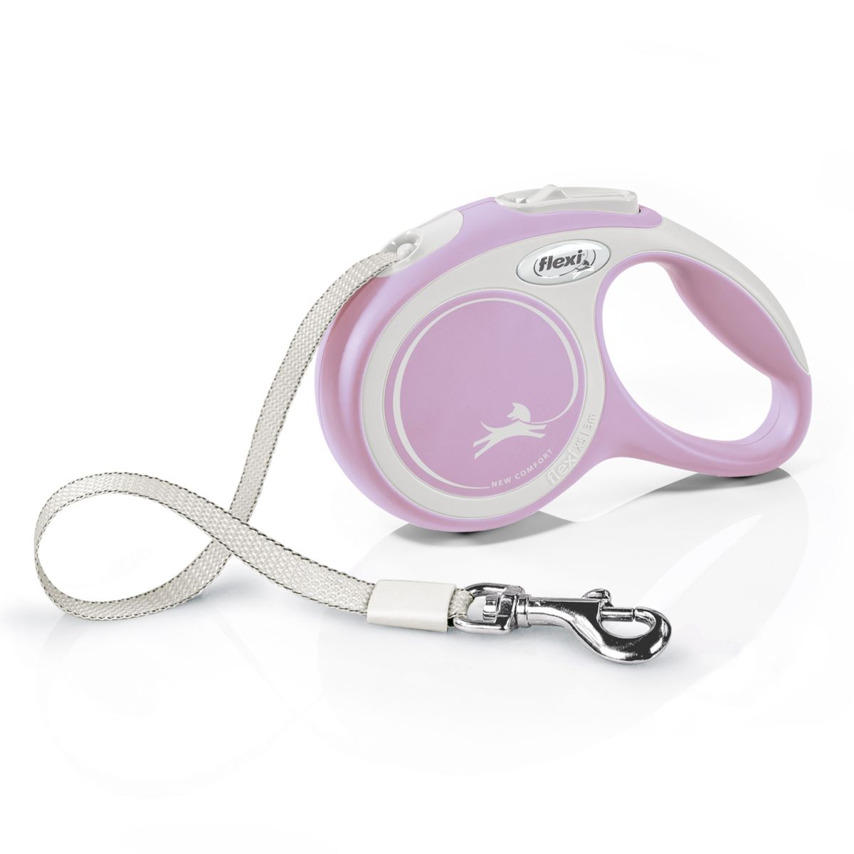 Guinzaglio New Comfort Tape Rosa XS - 3 METRI