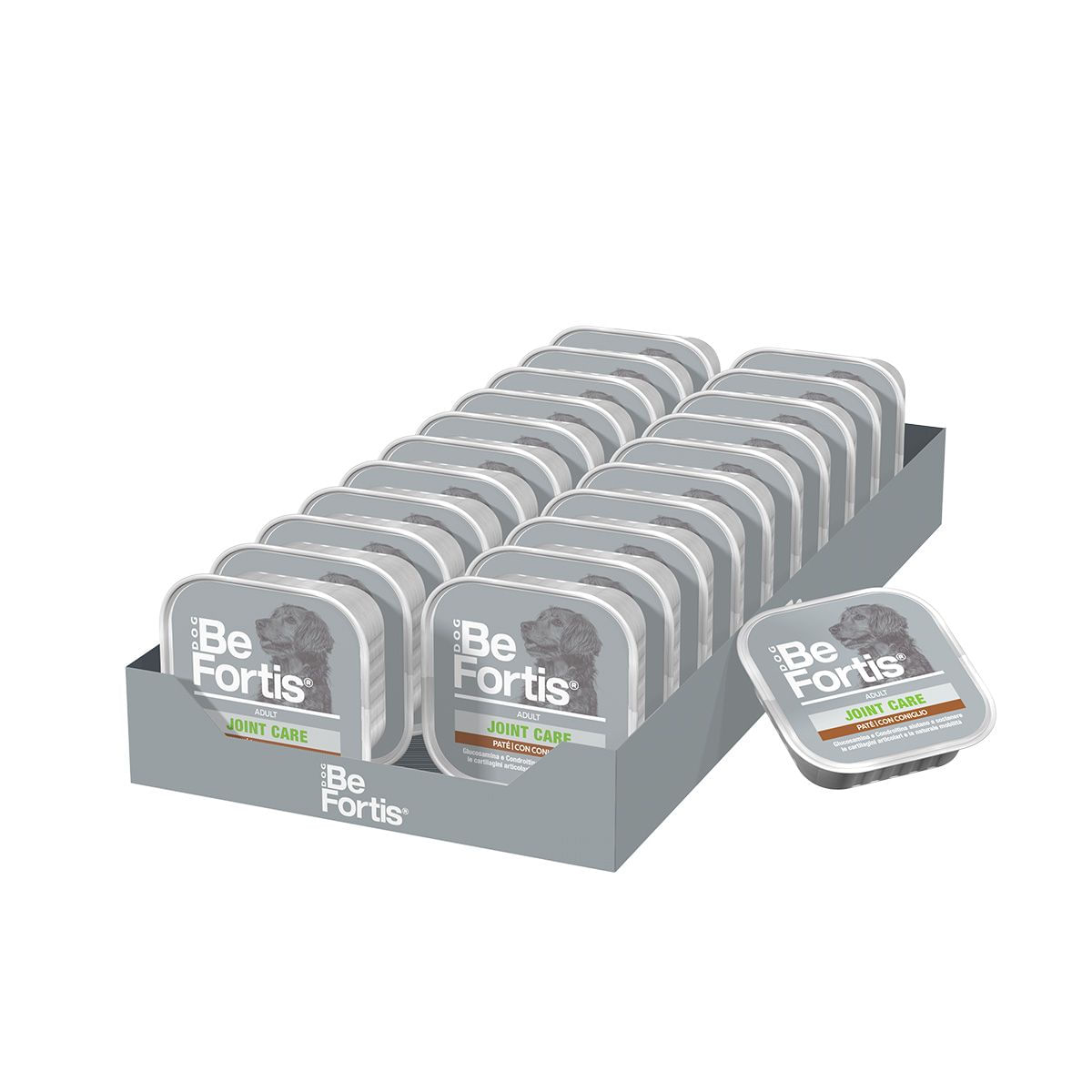 BeFortis Dog Joint Care Vaschetta Multipack  22x150G CONIGLIO