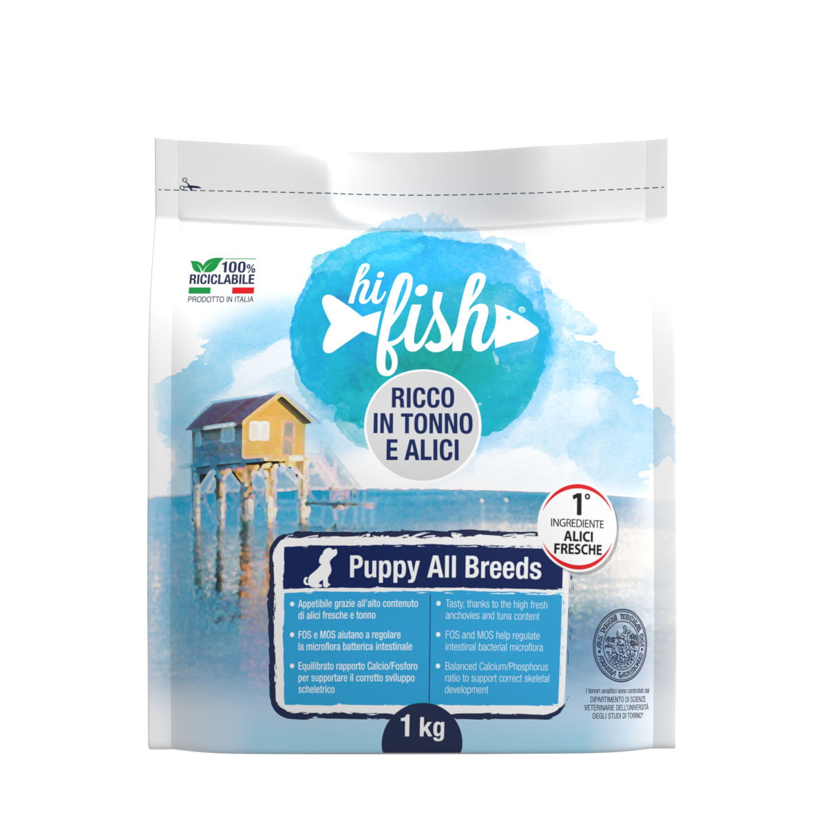 Hi Fish Puppy Fresco Tonno e Alici 1KG