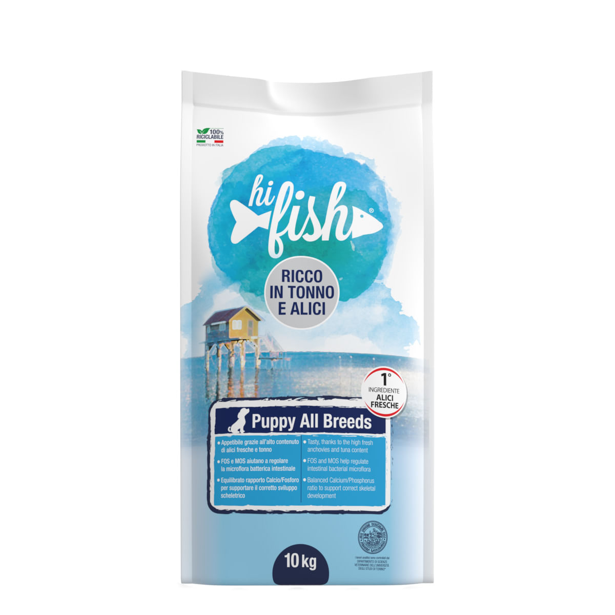 Hi Fish Puppy Fresco Tonno e Alici 10KG